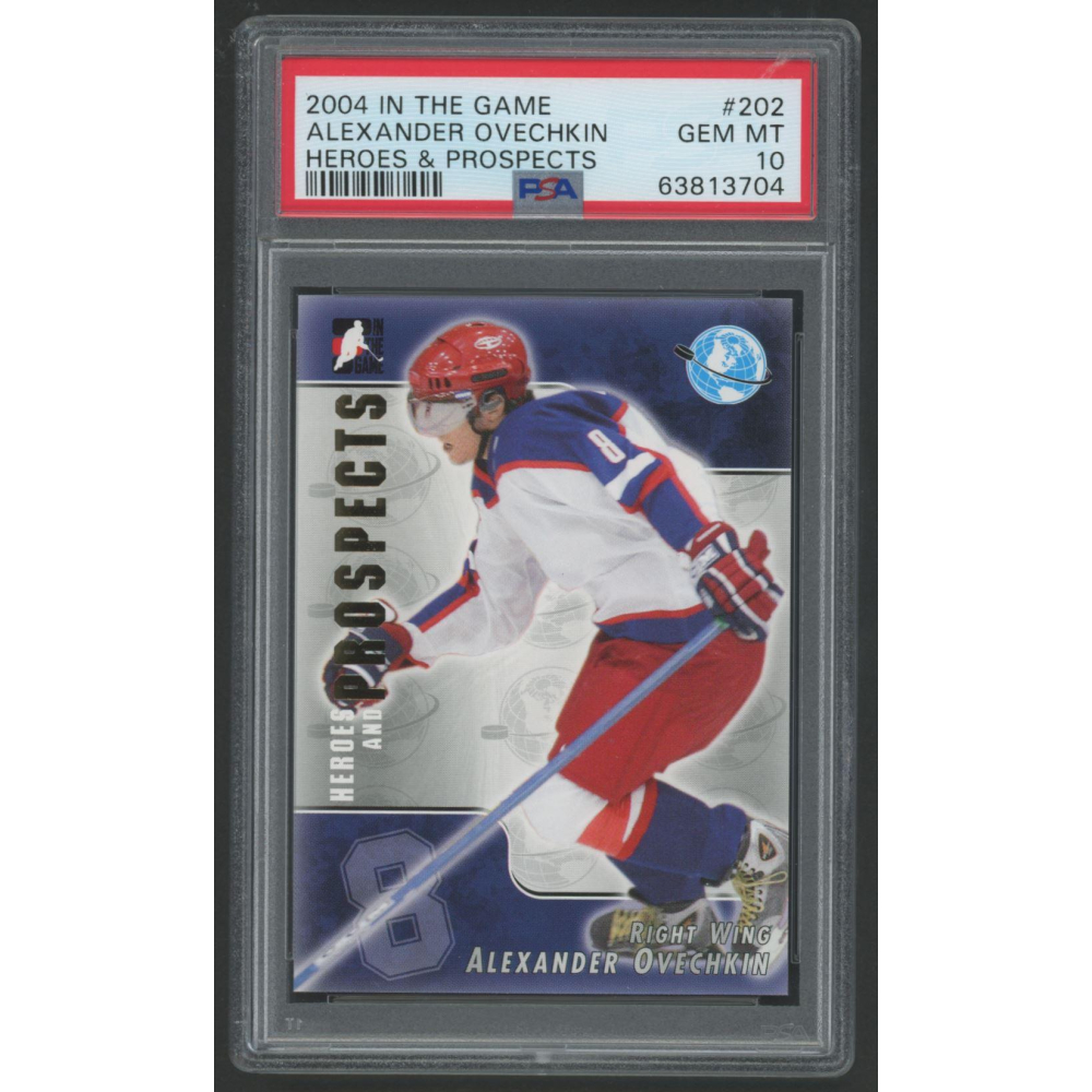 Carte Collection Alex Ovechkin 2004 - Première Apparition Magazine, Rookie, NHL