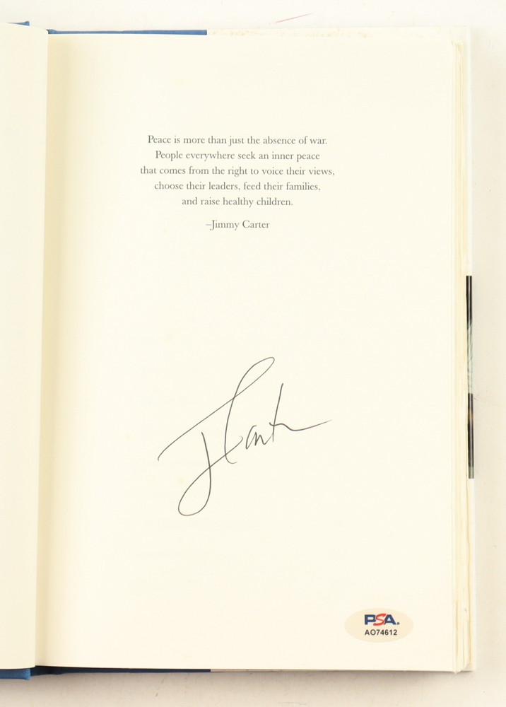 Jimmy Carter Signed "Beyond The White House" Hardcover Book (PSA) at PristineAuction.com Jimmy Carter Signed "Beyond The White House" Hardcover Book (PSA) at PristineAuction.com