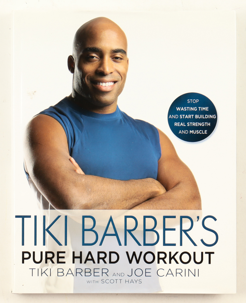 Tiki Barber Signed "Pure Hard Workout" Hardcover Book (PSA) at PristineAuction.com Tiki Barber Signed "Pure Hard Workout" Hardcover Book (PSA) at PristineAuction.com