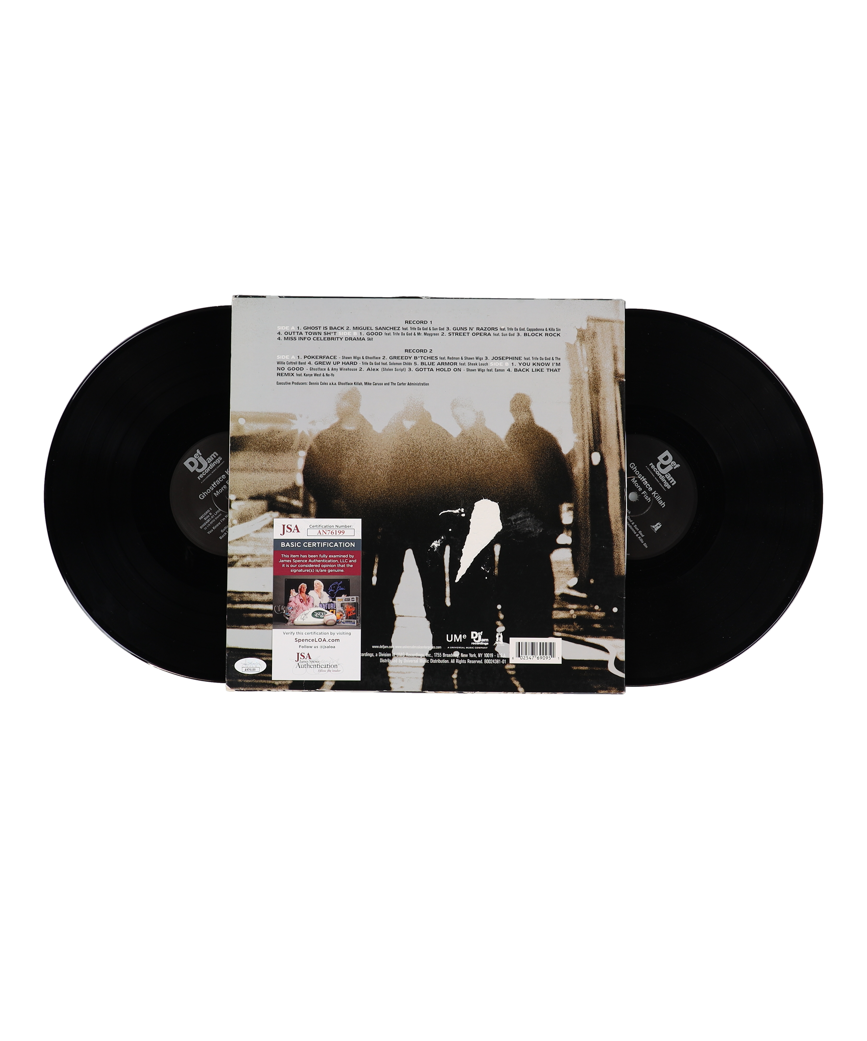 Ghostface Killah Signed "More Fish" Vinyl Record Album (JSA) at PristineAuction.com Ghostface Killah Signed "More Fish" Vinyl Record Album (JSA) at PristineAuction.com