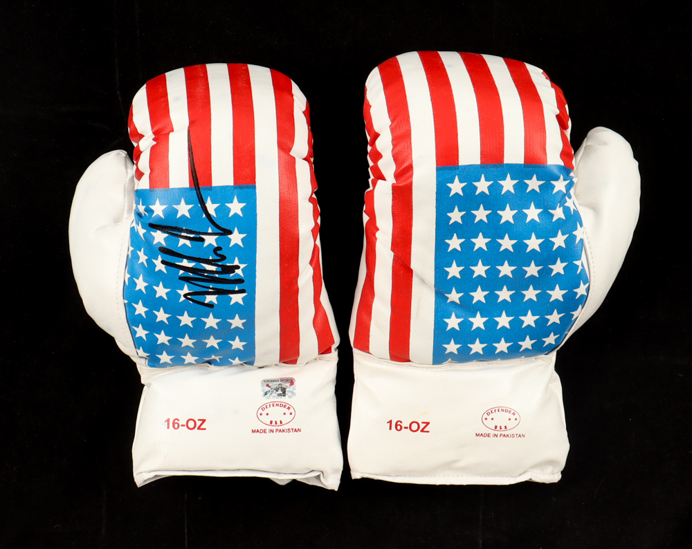 Mike Tyson Signed Pair of USA Boxing Gloves (Tyson) at PristineAuction.com Mike Tyson Signed Pair of USA Boxing Gloves (Tyson) at PristineAuction.com