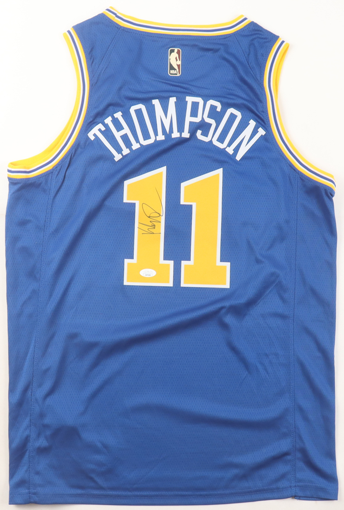 Klay Thompson Signed Warriors Nike Authentic Jersey (JSA) at PristineAuction.com Klay Thompson Signed Warriors Nike Authentic Jersey (JSA) at PristineAuction.com