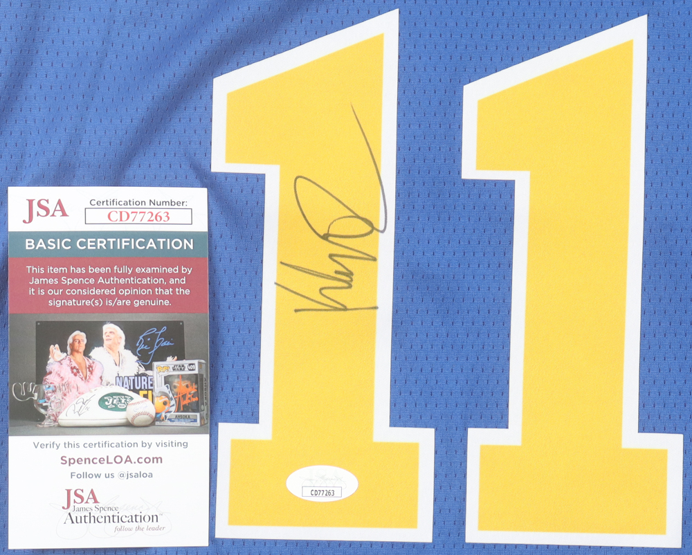Klay Thompson Signed Warriors Nike Authentic Jersey (JSA) at PristineAuction.com Klay Thompson Signed Warriors Nike Authentic Jersey (JSA) at PristineAuction.com