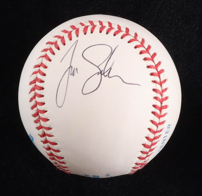 Tim Salmon Signed OAL Baseball (JSA) at PristineAuction.com Tim Salmon Signed OAL Baseball (JSA) at PristineAuction.com