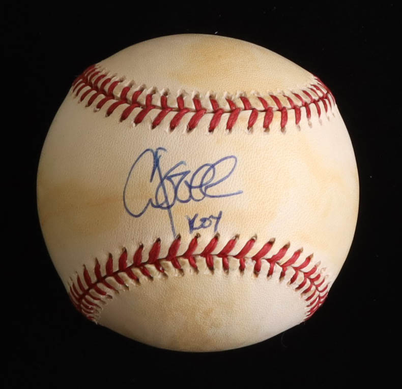 Chuck Knoblauch Signed OAL Baseball Inscribed "ROY" (JSA) at PristineAuction.com Chuck Knoblauch Signed OAL Baseball Inscribed "ROY" (JSA) at PristineAuction.com