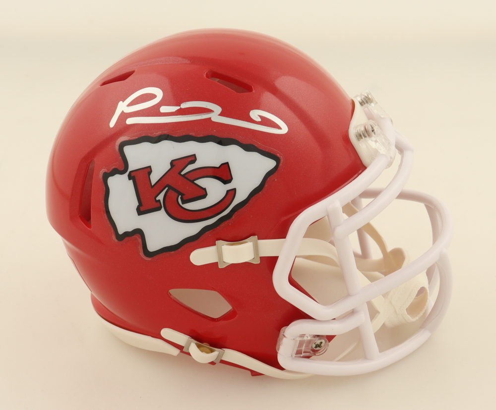 Patrick Mahomes Signed Chiefs Speed Mini Helmet (Fanatics) at PristineAuction.com Patrick Mahomes Signed Chiefs Speed Mini Helmet (Fanatics) at PristineAuction.com