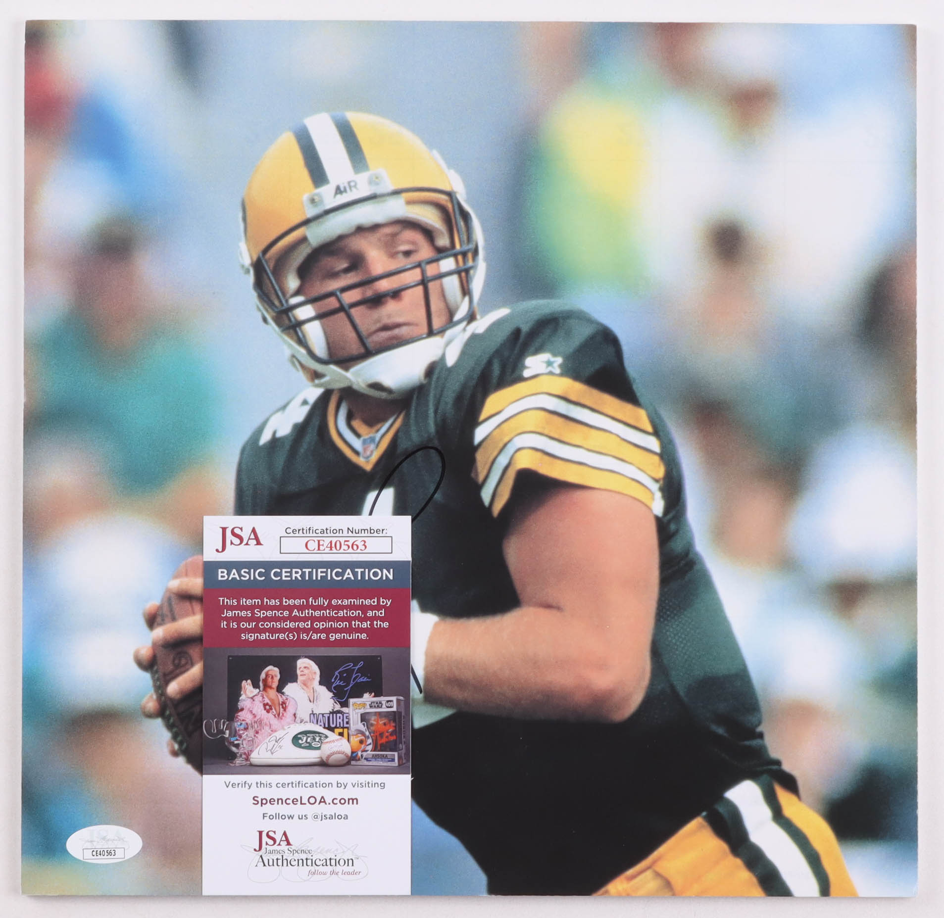 Brett Favre Signed Packers 11.5x12 Matted Photo (JSA) at PristineAuction.com Brett Favre Signed Packers 11.5x12 Matted Photo (JSA) at PristineAuction.com