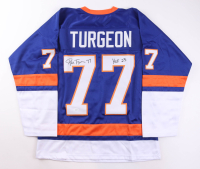Pierre Turgeon Signed Jersey Inscribed "HOF 23" (JSA) at PristineAuction.com