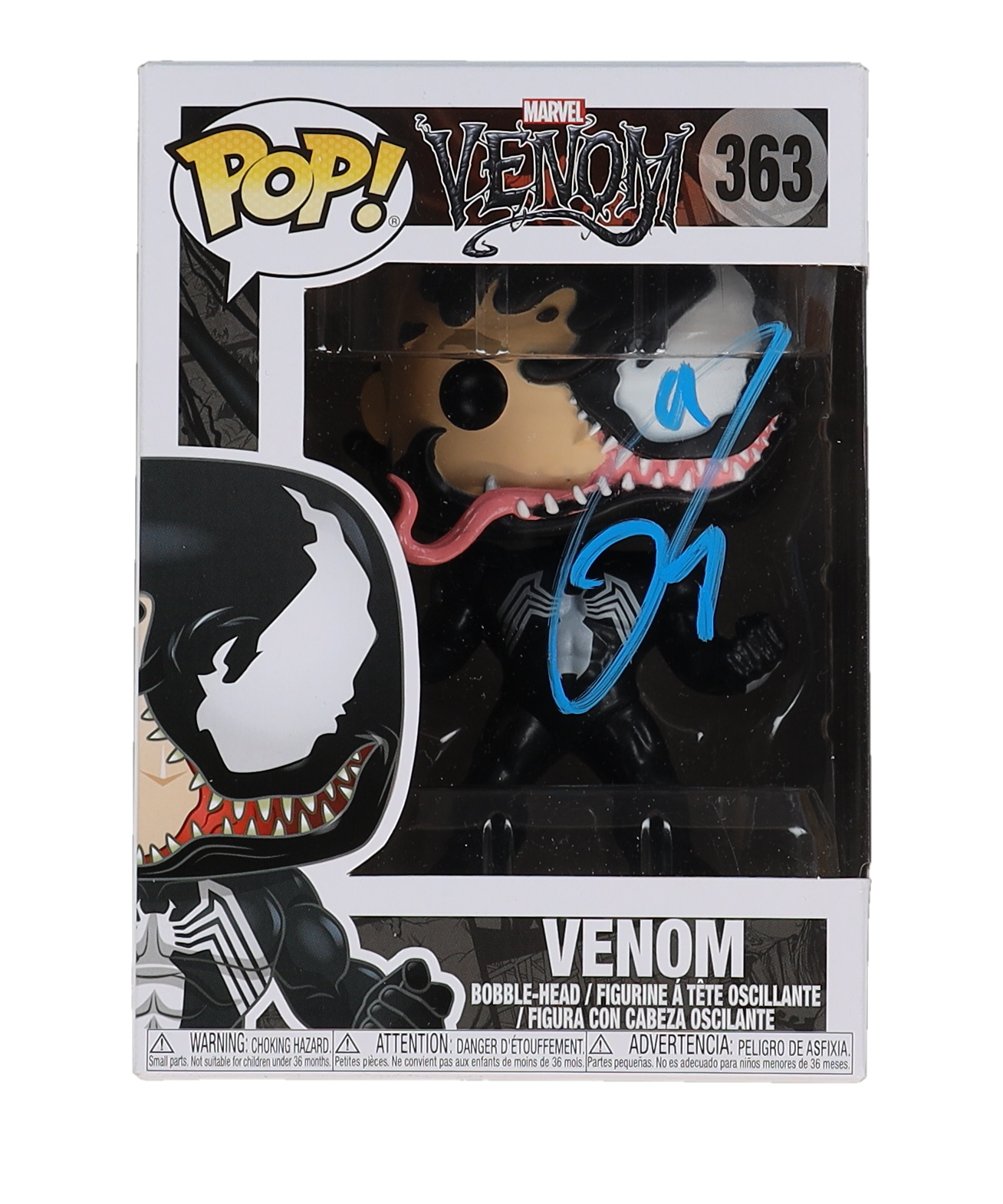 Tom Hardy Signed "Venom" Venom #363 Funko Pop! Bobble-Head Vinyl Figure (JSA) at PristineAuction.com Tom Hardy Signed "Venom" Venom #363 Funko Pop! Bobble-Head Vinyl Figure (JSA) at PristineAuction.com