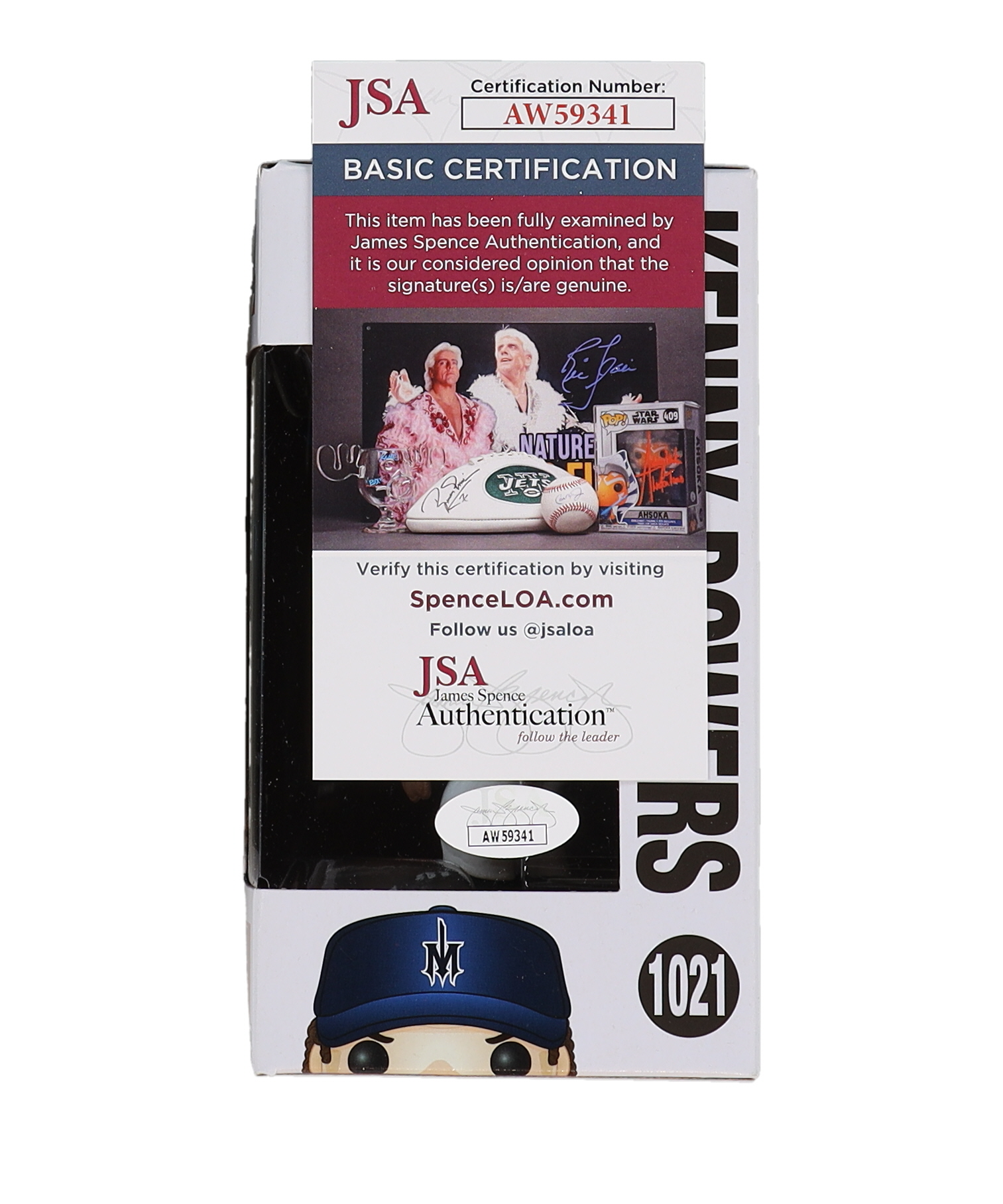 Danny McBride Signed "Eastbound & Down" #1021 Kenny Powers Funko Pop! Vinyl Figure (JSA) at PristineAuction.com Danny McBride Signed "Eastbound & Down" #1021 Kenny Powers Funko Pop! Vinyl Figure (JSA) at PristineAuction.com