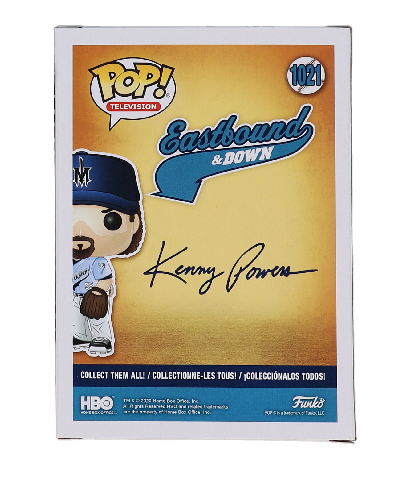 Danny McBride Signed "Eastbound & Down" #1021 Kenny Powers Funko Pop! Vinyl Figure (JSA) at PristineAuction.com Danny McBride Signed "Eastbound & Down" #1021 Kenny Powers Funko Pop! Vinyl Figure (JSA) at PristineAuction.com