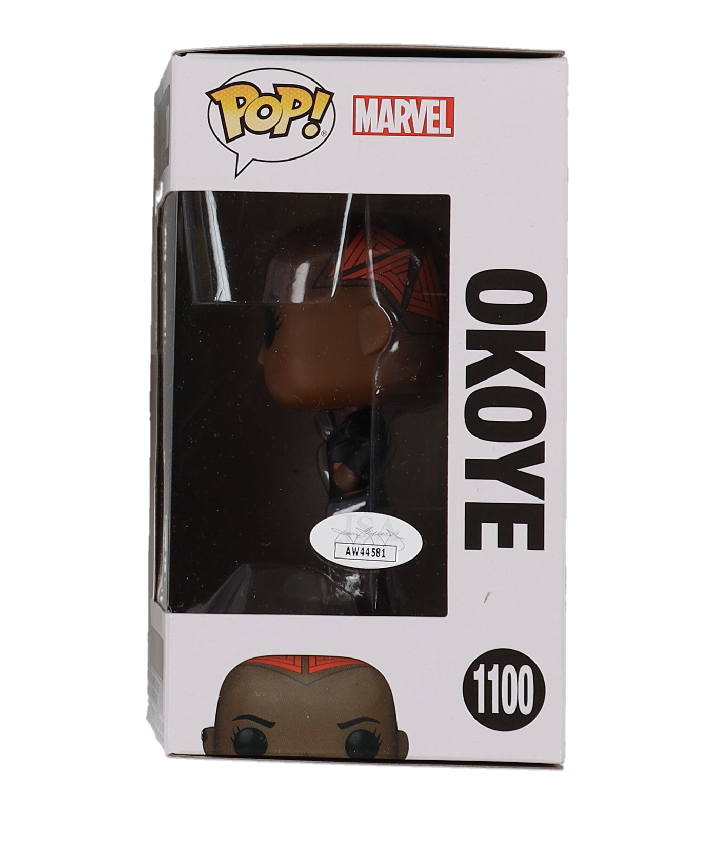 Danai Gurira Signed "Black Panther: Wakanda Forever" #1100 Okoye Funko Pop! Bobble-Head Vinyl Figure (JSA) at PristineAuction.com Danai Gurira Signed "Black Panther: Wakanda Forever" #1100 Okoye Funko Pop! Bobble-Head Vinyl Figure (JSA) at PristineAuction.com