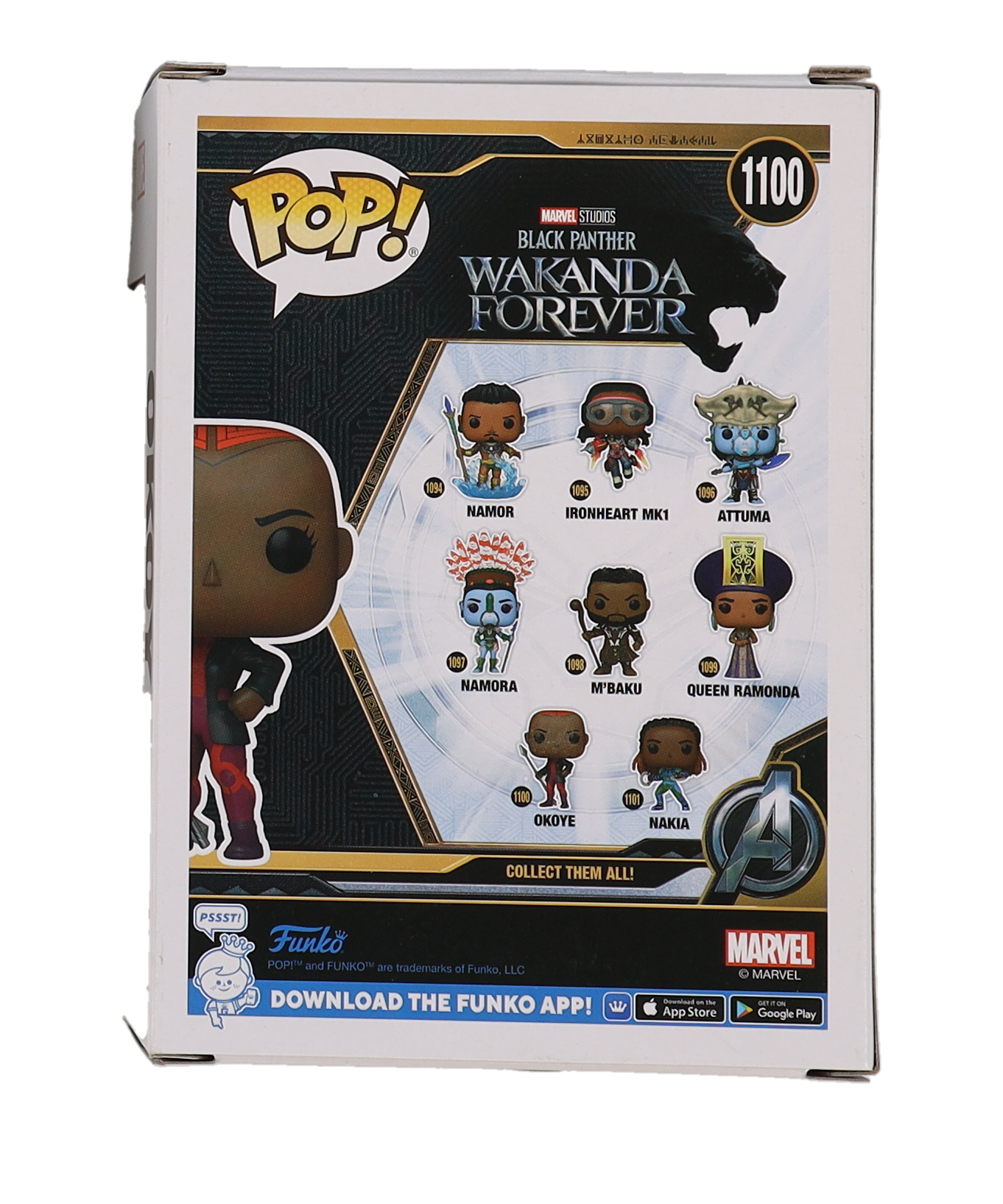 Danai Gurira Signed "Black Panther: Wakanda Forever" #1100 Okoye Funko Pop! Bobble-Head Vinyl Figure (JSA) at PristineAuction.com Danai Gurira Signed "Black Panther: Wakanda Forever" #1100 Okoye Funko Pop! Bobble-Head Vinyl Figure (JSA) at PristineAuction.com