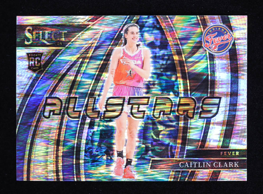 Caitlin Clark 2024 Select WNBA All-Stars Flash Prizms #15 RC at PristineAuction.com Caitlin Clark 2024 Select WNBA All-Stars Flash Prizms #15 RC at PristineAuction.com