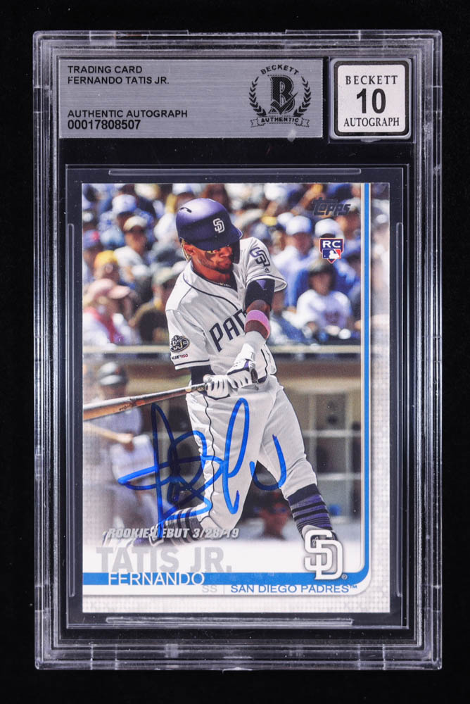 Fernando Tatis Jr. Signed 2019 Topps Update RD #US56 (BGS) at PristineAuction.com Fernando Tatis Jr. Signed 2019 Topps Update RD #US56 (BGS) at PristineAuction.com