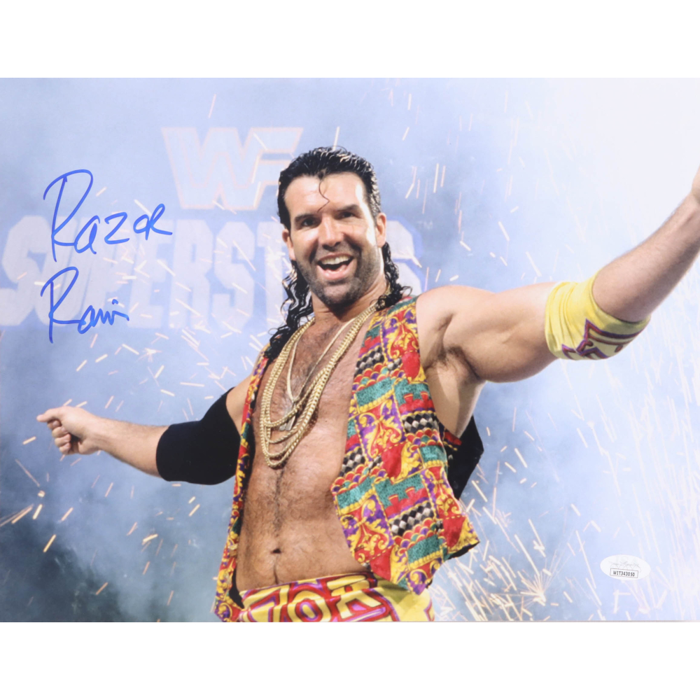 Wwe 2k14 Razor Ramon Razor Ramon Signed WWE 11x14 Photo (JSA) | Pristine Auction