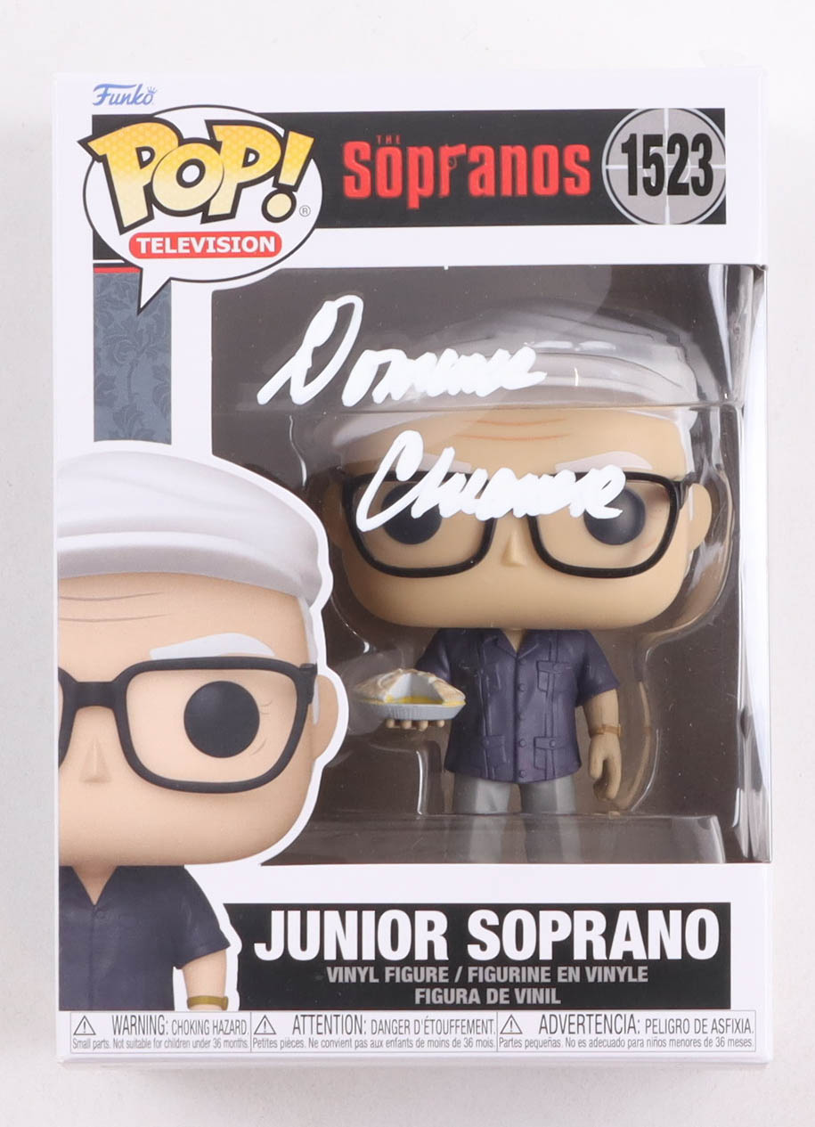 Dominic Chianese Signed "The Sopranos" #1523 Junior Soprano Funko Pop! Vinyl Figure (Beckett) at PristineAuction.com Dominic Chianese Signed "The Sopranos" #1523 Junior Soprano Funko Pop! Vinyl Figure (Beckett) at PristineAuction.com