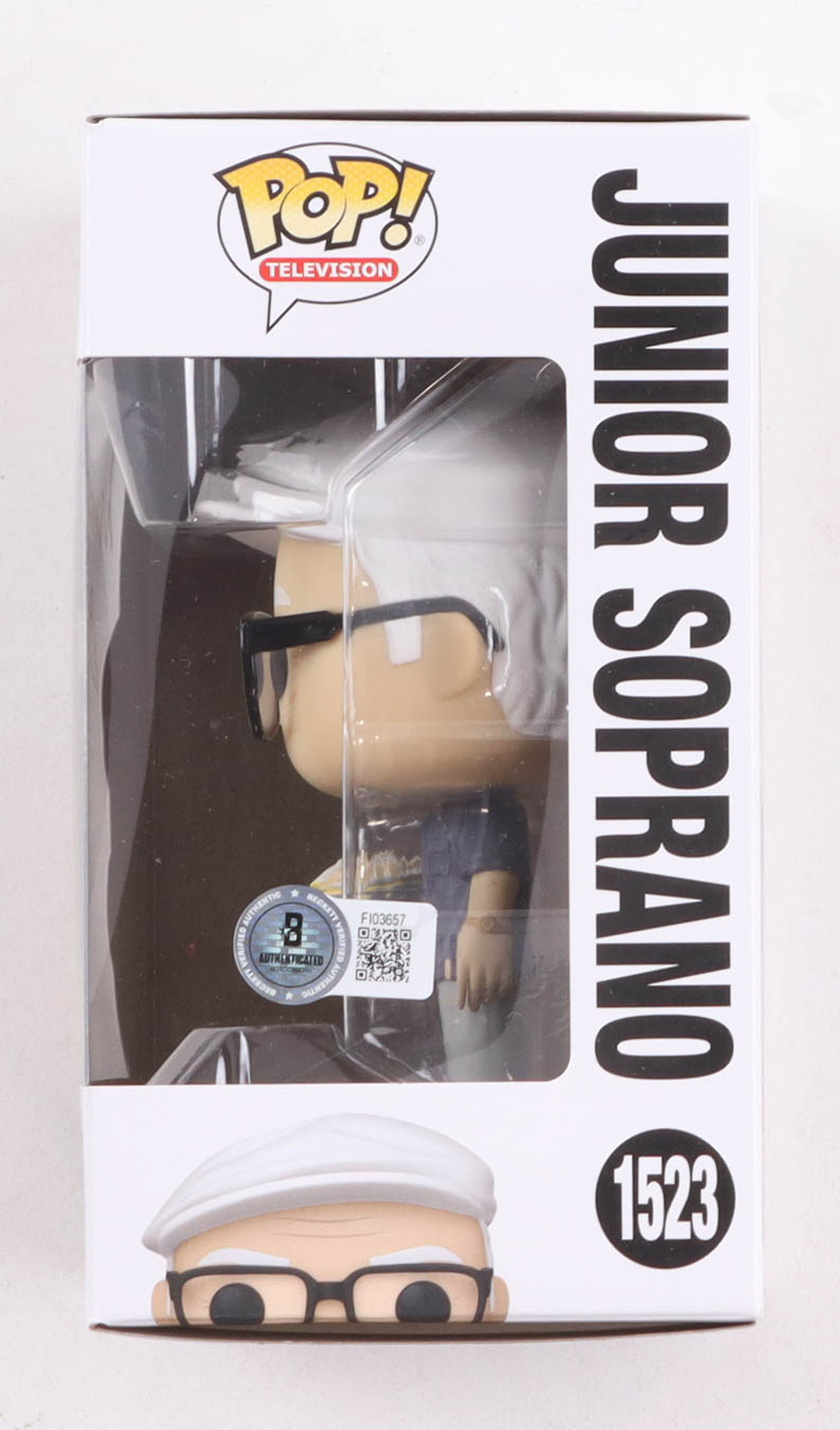 Dominic Chianese Signed "The Sopranos" #1523 Junior Soprano Funko Pop! Vinyl Figure (Beckett) at PristineAuction.com Dominic Chianese Signed "The Sopranos" #1523 Junior Soprano Funko Pop! Vinyl Figure (Beckett) at PristineAuction.com