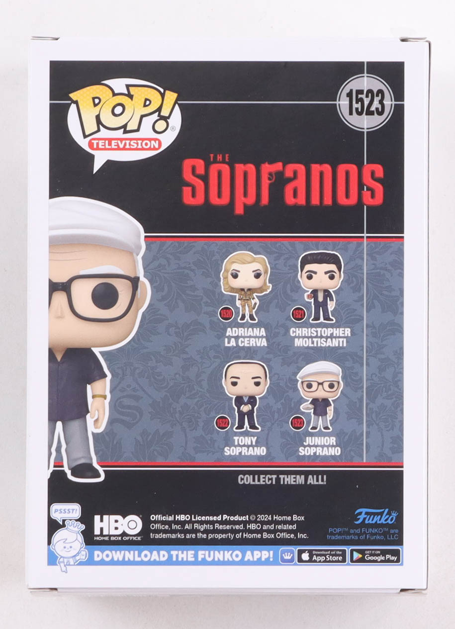 Dominic Chianese Signed "The Sopranos" #1523 Junior Soprano Funko Pop! Vinyl Figure (Beckett) at PristineAuction.com Dominic Chianese Signed "The Sopranos" #1523 Junior Soprano Funko Pop! Vinyl Figure (Beckett) at PristineAuction.com