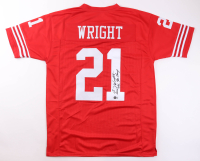 Eric Wright Signed Jersey Inscribed "4x SB Champ" (Beckett) at PristineAuction.com