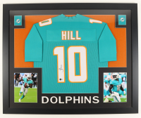 Tyreek Hill Signed Custom Framed Jersey Display (Beckett) at PristineAuction.com