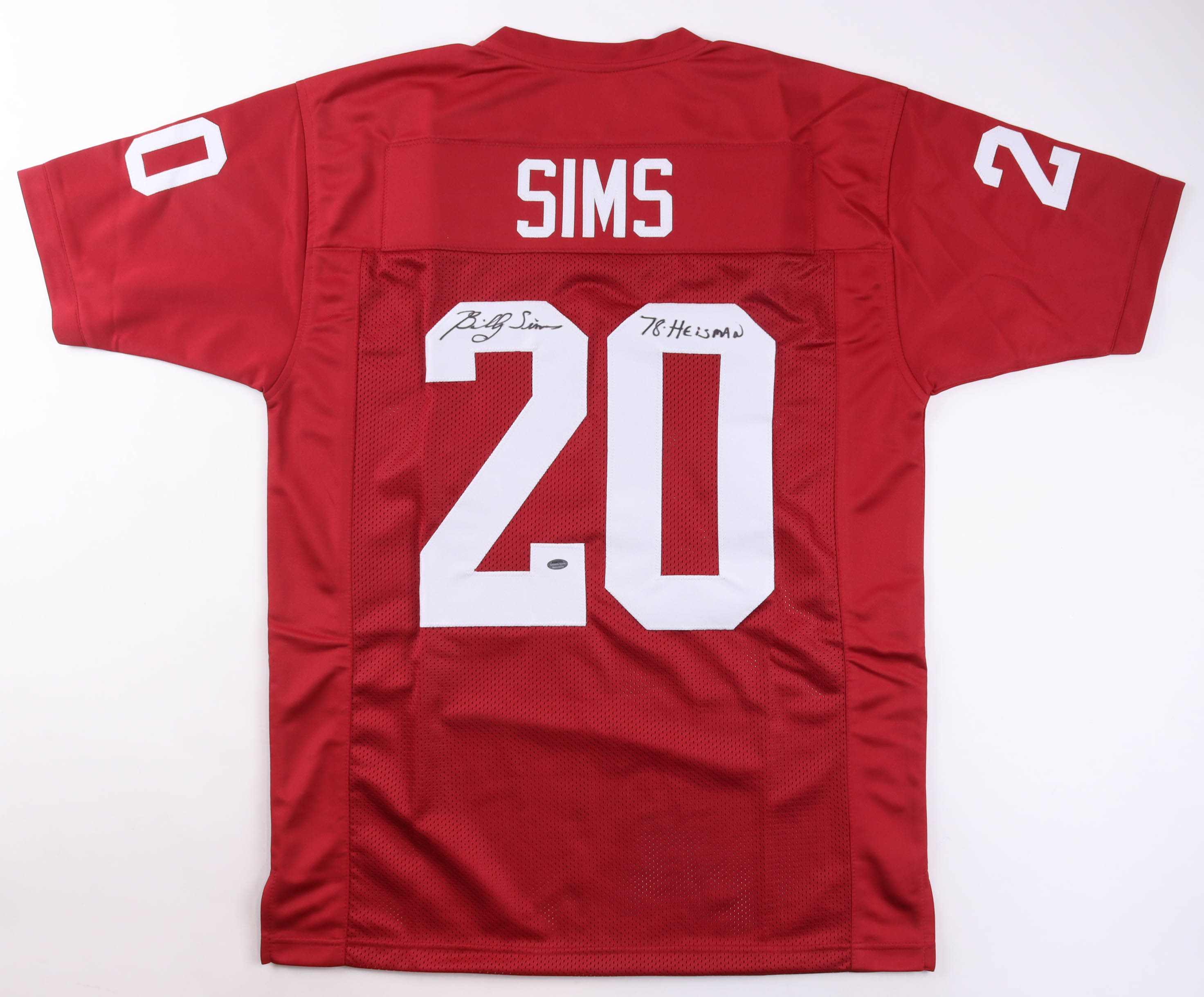 Billy Sims Signed Jersey Inscribed "78 Heisman" (Schwartz) at PristineAuction.com Billy Sims Signed Jersey Inscribed "78 Heisman" (Schwartz) at PristineAuction.com
