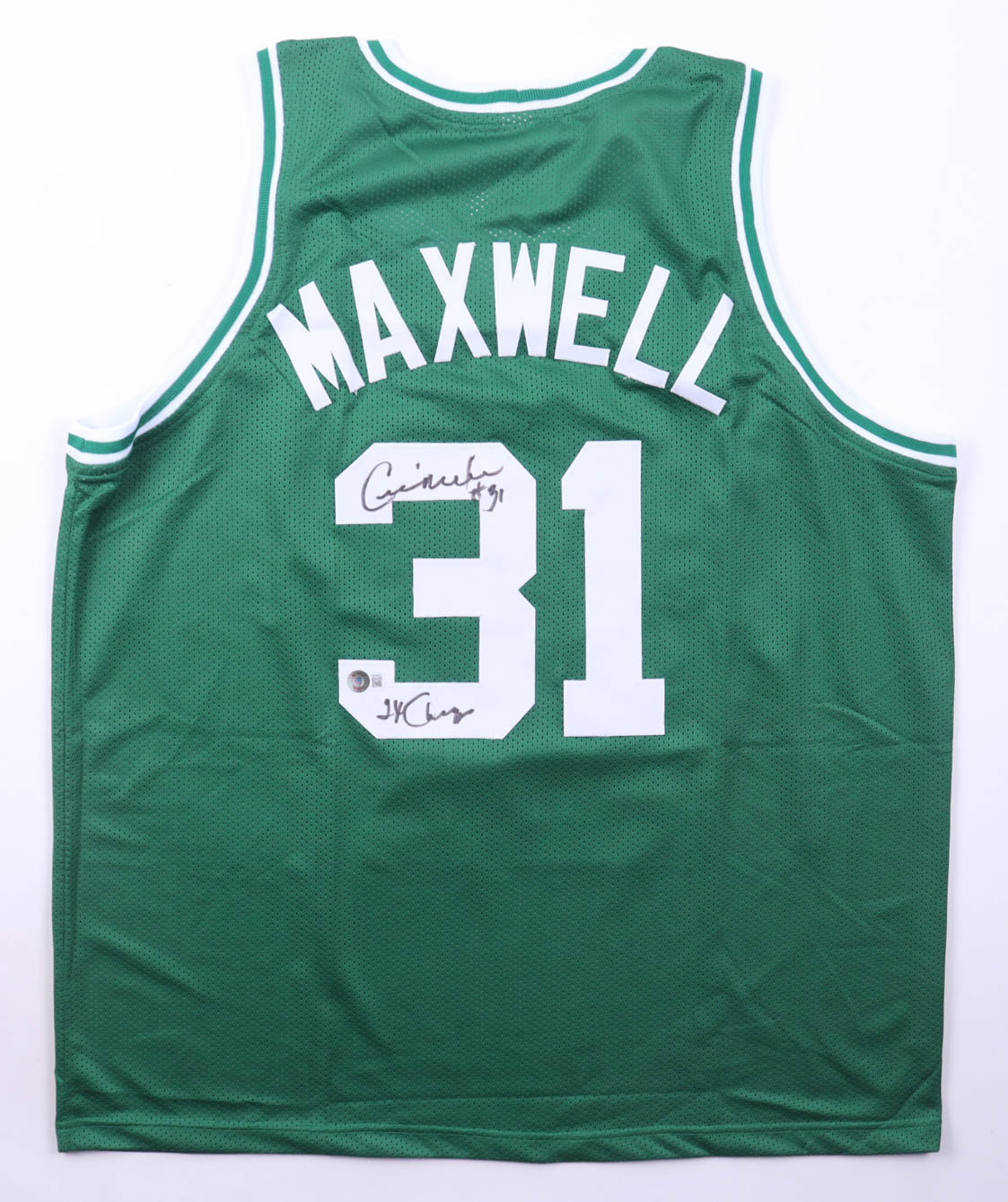 Cedric Maxwell Signed Jersey Inscribed "2x Champs" (Beckett) at PristineAuction.com Cedric Maxwell Signed Jersey Inscribed "2x Champs" (Beckett) at PristineAuction.com