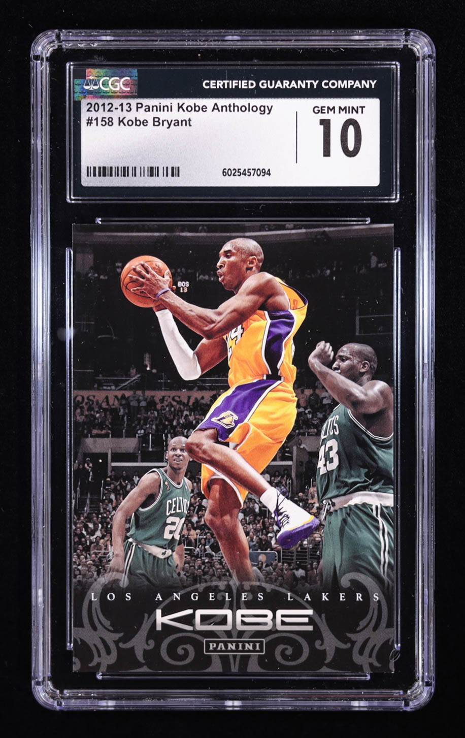 Kobe Bryant 2012-13 Kobe Anthology #158 (CGC 10) at PristineAuction.com Kobe Bryant 2012-13 Kobe Anthology #158 (CGC 10) at PristineAuction.com