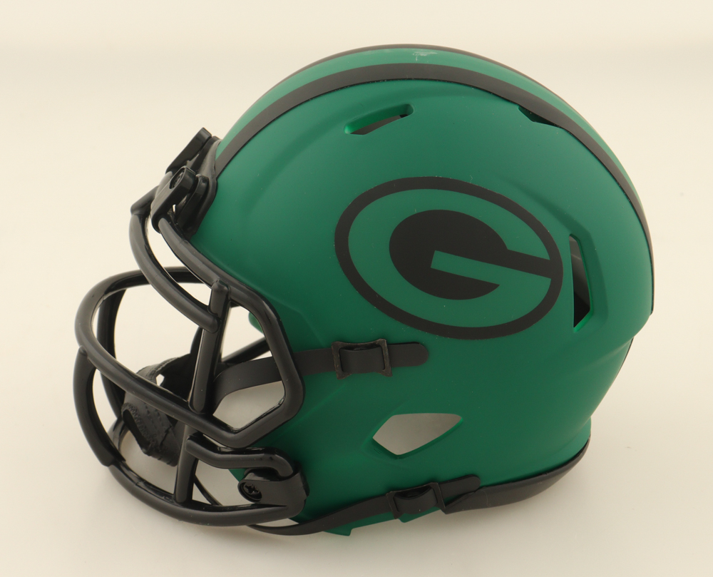 James Jones Signed Packers Rave Alternate Speed Mini Helmet Inscribed "NTAF" (JSA) at PristineAuction.com James Jones Signed Packers Rave Alternate Speed Mini Helmet Inscribed "NTAF" (JSA) at PristineAuction.com