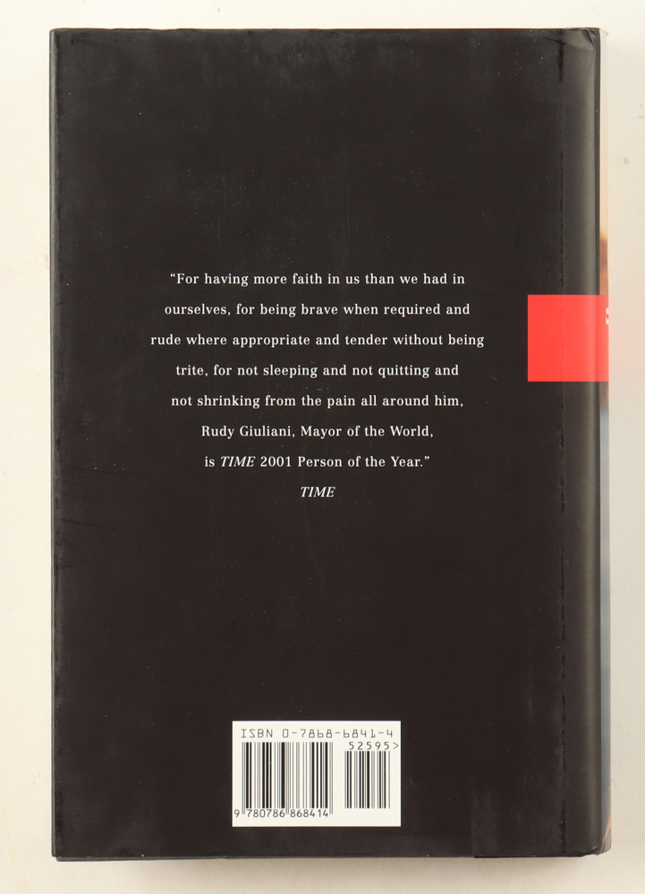 Rudy Giuliani Signed "Leadership" Hardcover Book (JSA) at PristineAuction.com Rudy Giuliani Signed "Leadership" Hardcover Book (JSA) at PristineAuction.com