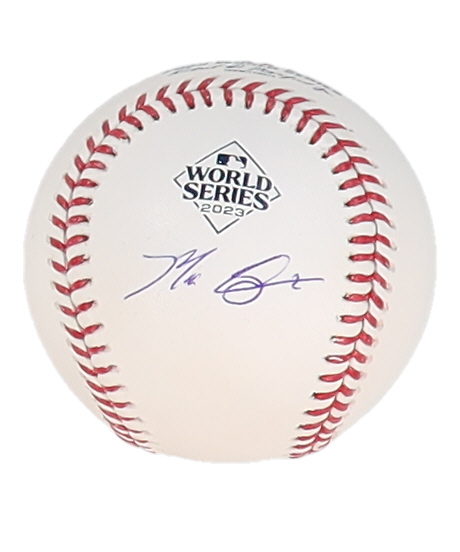 Max Scherzer Signed 2023 World Series Baseball (MLB & Fanatics) at PristineAuction.com Max Scherzer Signed 2023 World Series Baseball (MLB & Fanatics) at PristineAuction.com