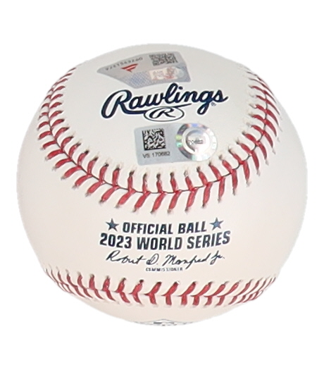 Max Scherzer Signed 2023 World Series Baseball (MLB & Fanatics) at PristineAuction.com Max Scherzer Signed 2023 World Series Baseball (MLB & Fanatics) at PristineAuction.com