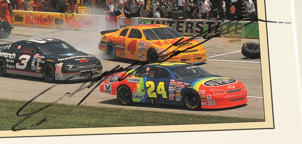 Jeff Gordon Signed "1995 NASCAR Winston Cup" Hardcover Book (Gordon) at PristineAuction.com Jeff Gordon Signed "1995 NASCAR Winston Cup" Hardcover Book (Gordon) at PristineAuction.com