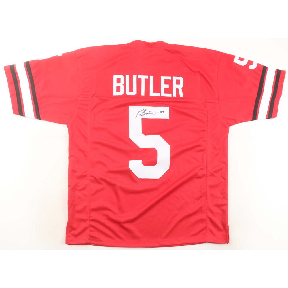 Kevin Butler Signed Jersey Inscribed "CHOF" (JSA) at PristineAuction.com
