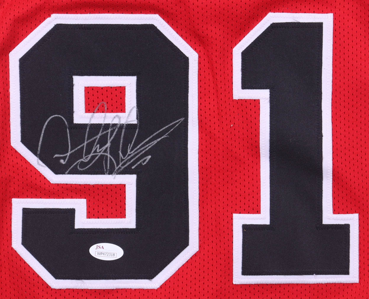 Dennis Rodman Signed Jersey (JSA) at PristineAuction.com Dennis Rodman Signed Jersey (JSA) at PristineAuction.com