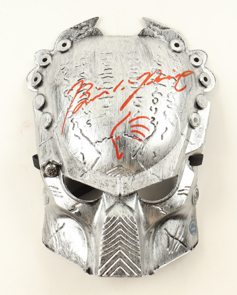 Brian A. Prince Signed "Predator" Mask with Hand-Drawn Predator Sketch (Authentic Ink) at PristineAuction.com Brian A. Prince Signed "Predator" Mask with Hand-Drawn Predator Sketch (Authentic Ink) at PristineAuction.com