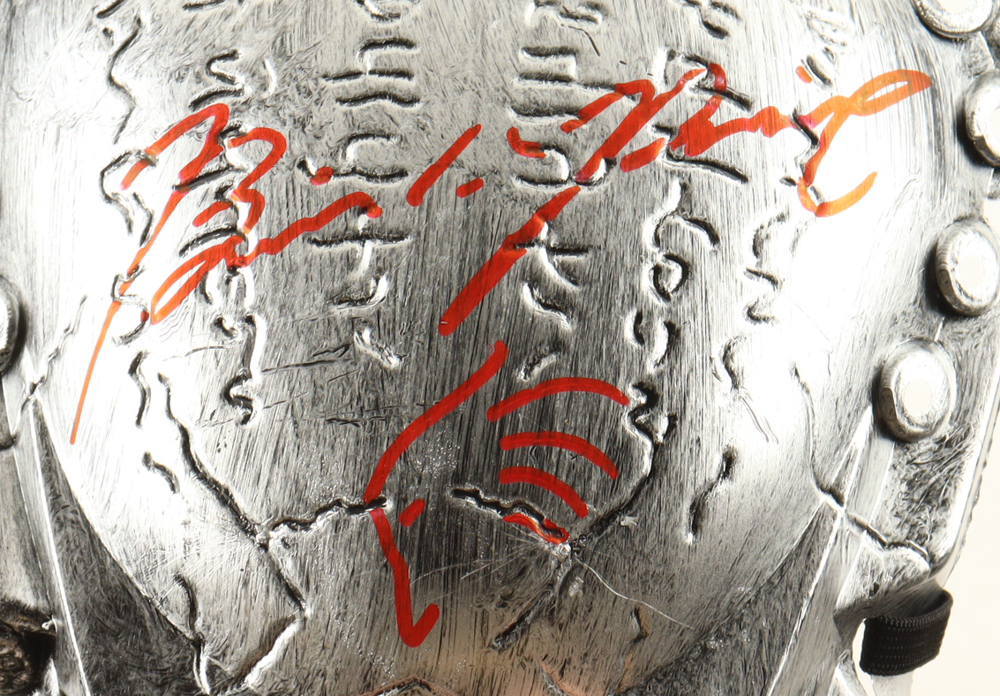 Brian A. Prince Signed "Predator" Mask with Hand-Drawn Predator Sketch (Authentic Ink) at PristineAuction.com Brian A. Prince Signed "Predator" Mask with Hand-Drawn Predator Sketch (Authentic Ink) at PristineAuction.com