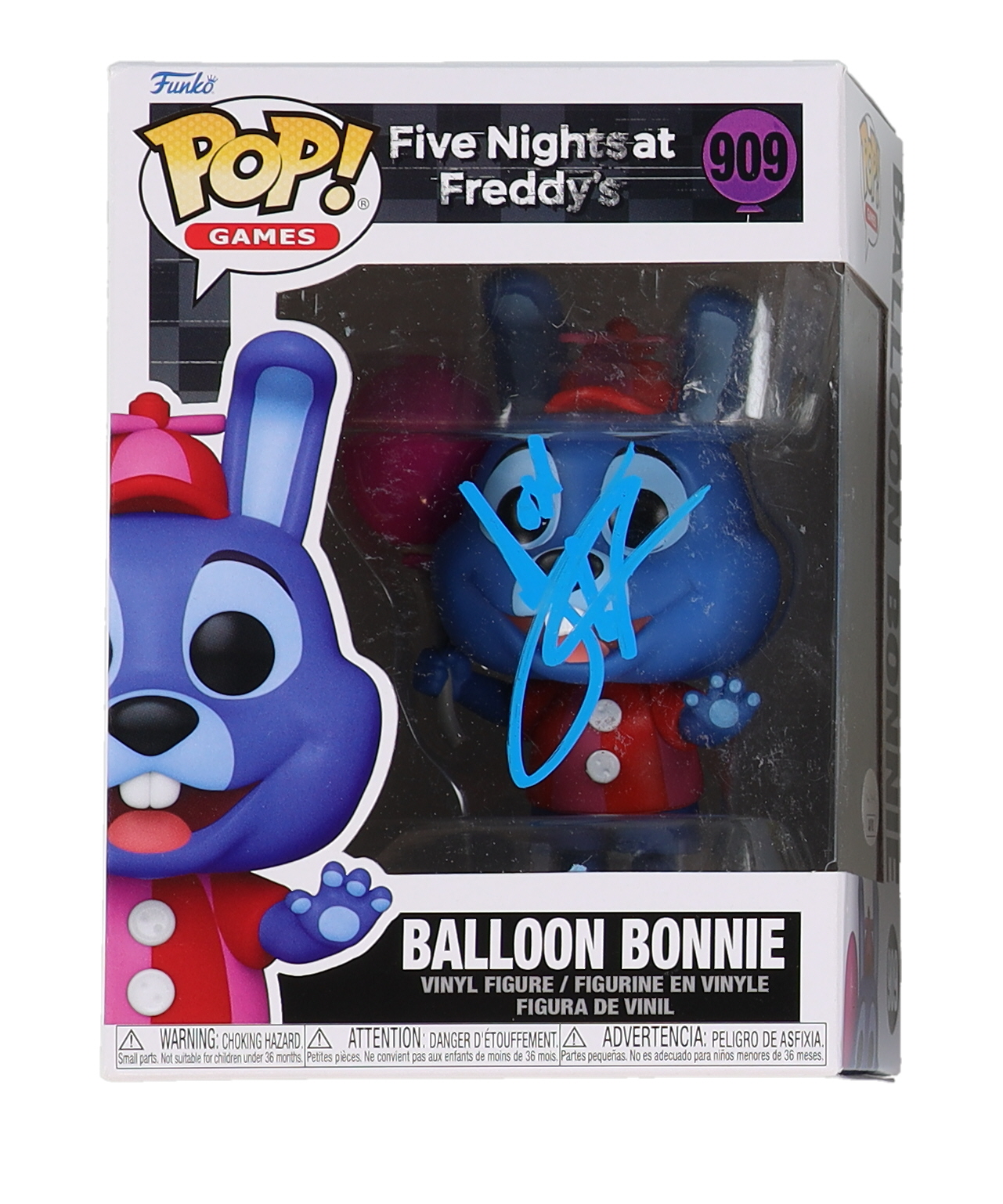 Josh Hutcherson Signed "Five Nights at Freddy's" #909 Balloon Bonnie Funko Pop! Vinyl Figure (JSA) at PristineAuction.com Josh Hutcherson Signed "Five Nights at Freddy's" #909 Balloon Bonnie Funko Pop! Vinyl Figure (JSA) at PristineAuction.com