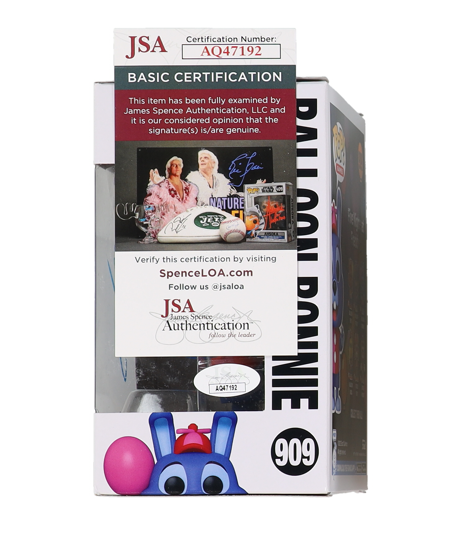 Josh Hutcherson Signed "Five Nights at Freddy's" #909 Balloon Bonnie Funko Pop! Vinyl Figure (JSA) at PristineAuction.com Josh Hutcherson Signed "Five Nights at Freddy's" #909 Balloon Bonnie Funko Pop! Vinyl Figure (JSA) at PristineAuction.com