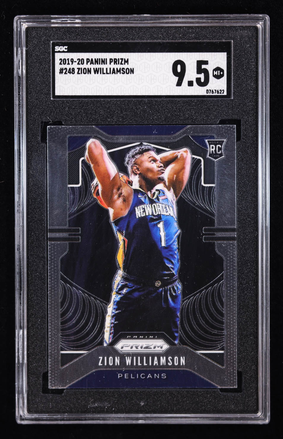 Zion Williamson 2019 Panini Prizm #248 RC (SGC 9.5) at PristineAuction.com Zion Williamson 2019 Panini Prizm #248 RC (SGC 9.5) at PristineAuction.com