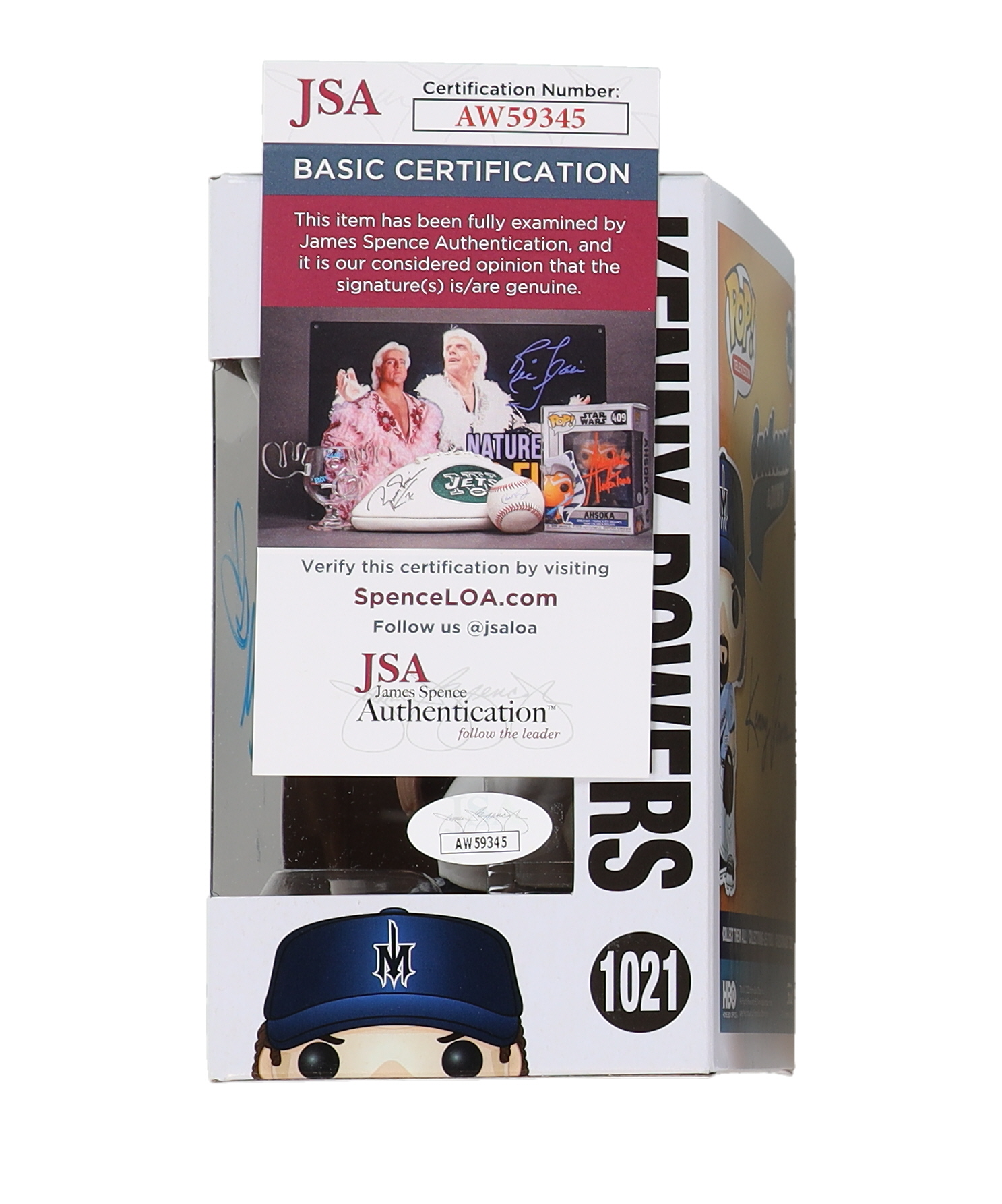 Danny McBride Signed "Eastbound & Down" #1021 Kenny Powers Funko Pop! Vinyl Figure (JSA) at PristineAuction.com Danny McBride Signed "Eastbound & Down" #1021 Kenny Powers Funko Pop! Vinyl Figure (JSA) at PristineAuction.com