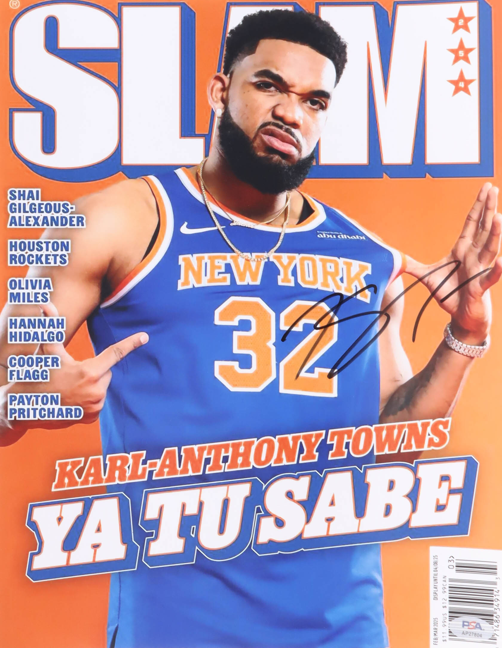 Karl-Anthony Towns Signed Knicks 11x14 Photo (PSA) at PristineAuction.com Karl-Anthony Towns Signed Knicks 11x14 Photo (PSA) at PristineAuction.com