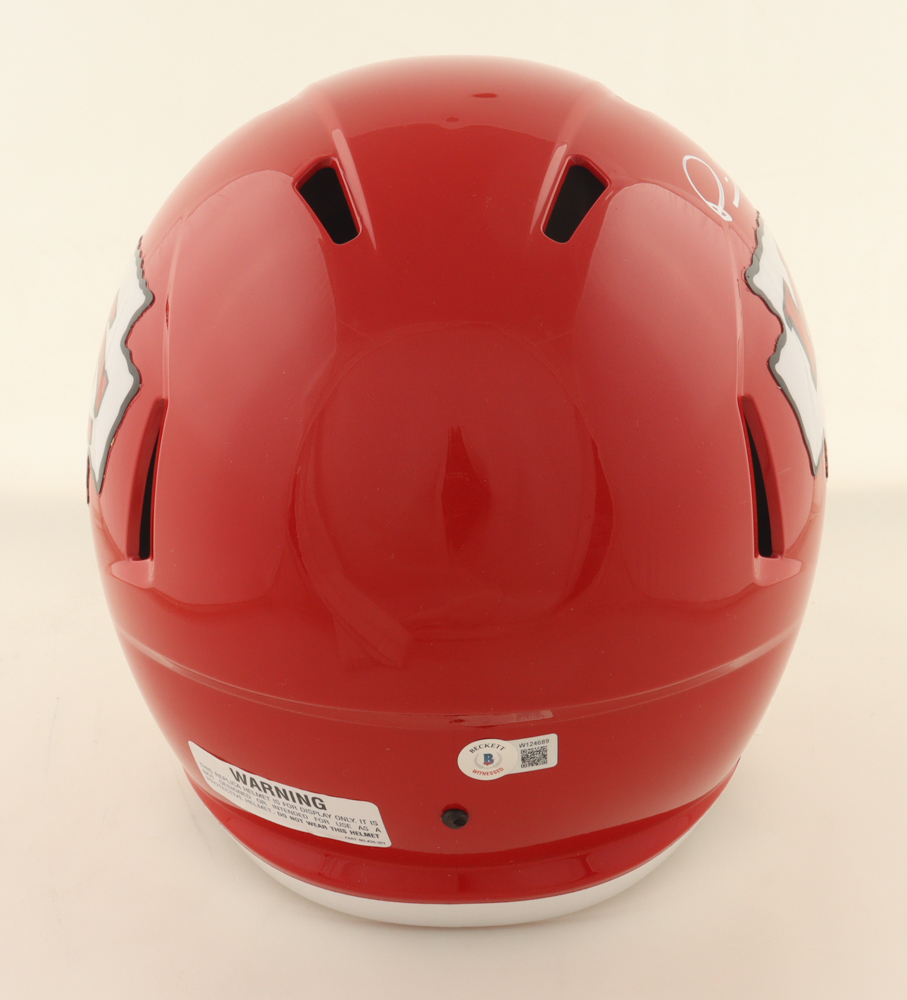 Patrick Mahomes Signed Chiefs Full-Size Speed Helmet (Beckett) at PristineAuction.com Patrick Mahomes Signed Chiefs Full-Size Speed Helmet (Beckett) at PristineAuction.com