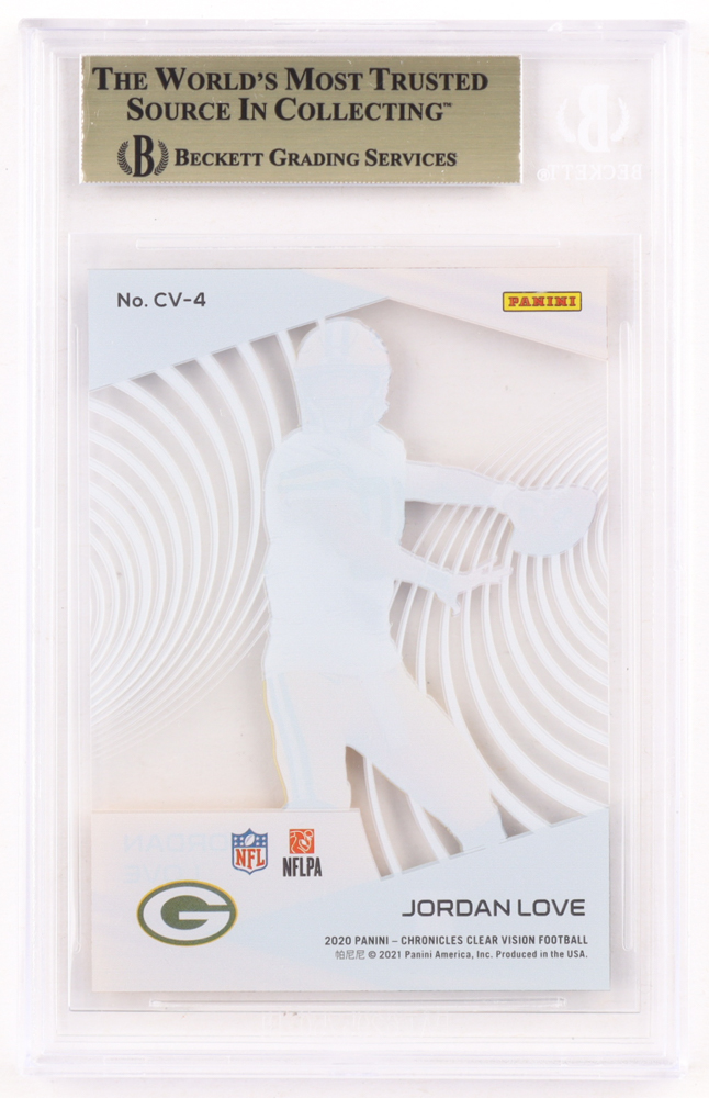 Jordan Love 2020 Panini Clear Vision Rookies #4 RC (BGS 9.5) at PristineAuction.com Jordan Love 2020 Panini Clear Vision Rookies #4 RC (BGS 9.5) at PristineAuction.com