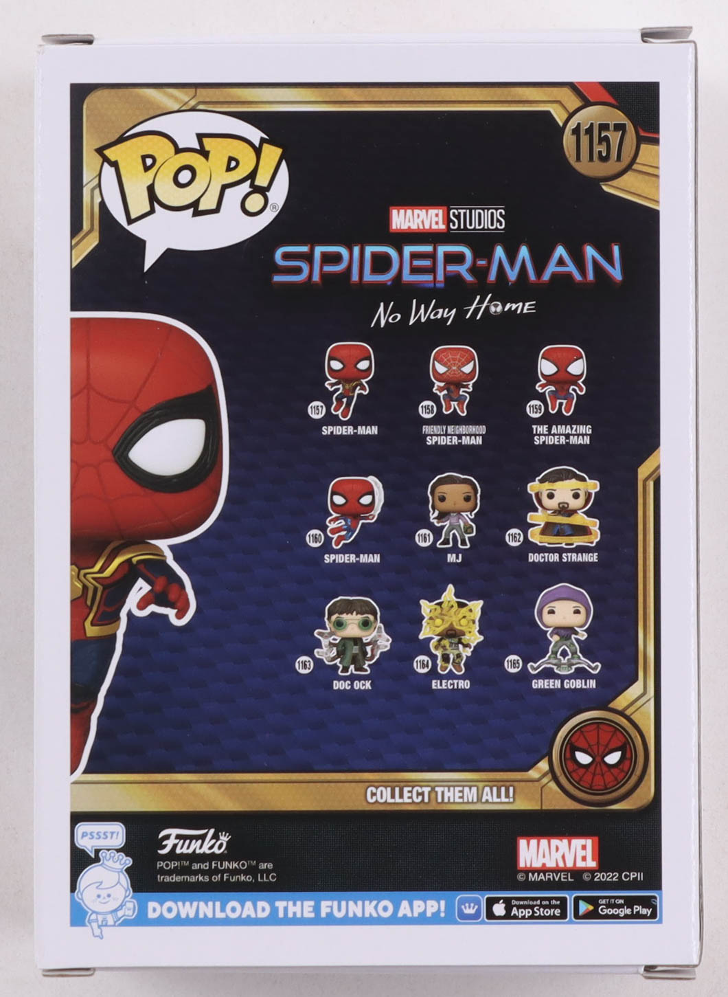 Andrew Garfield Signed "Spider-Man: No Way Home" #1157 Spider-Man Funko Pop! Bobble-Head Vinyl Figure (Beckett) at PristineAuction.com Andrew Garfield Signed "Spider-Man: No Way Home" #1157 Spider-Man Funko Pop! Bobble-Head Vinyl Figure (Beckett) at PristineAuction.com