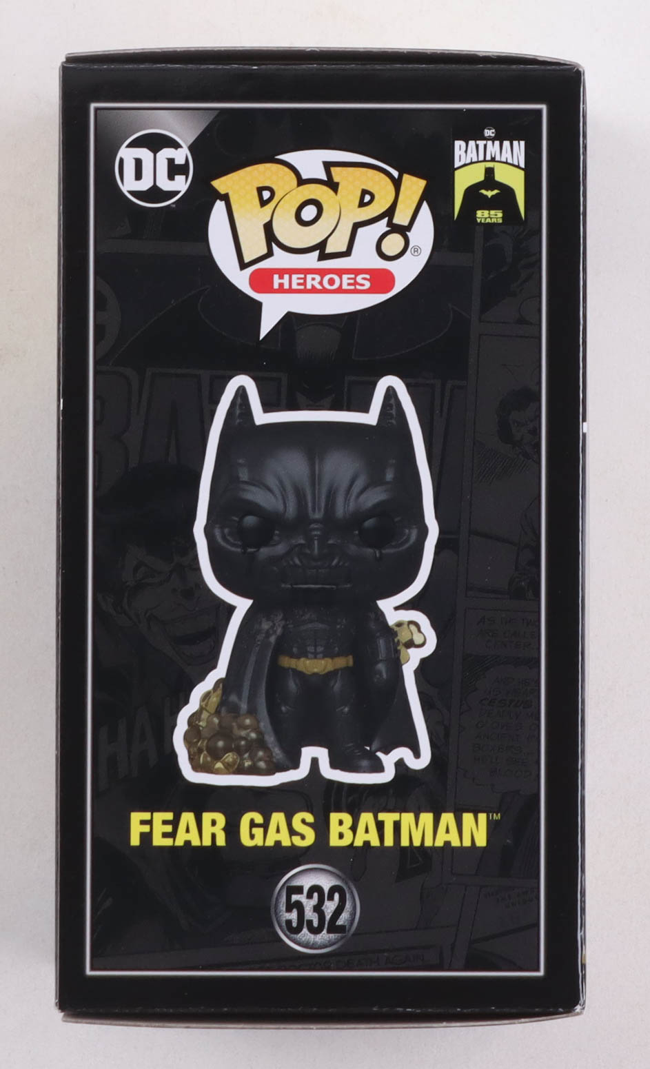 Christian Bale Signed "Batman Begins" #532 Fear Gas Batman Funko Pop! Vinyl Figure (Beckett) at PristineAuction.com Christian Bale Signed "Batman Begins" #532 Fear Gas Batman Funko Pop! Vinyl Figure (Beckett) at PristineAuction.com