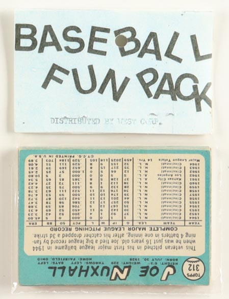 1965 Topps Baseball Card Fun Pack with (10) Cards at PristineAuction.com 1965 Topps Baseball Card Fun Pack with (10) Cards at PristineAuction.com