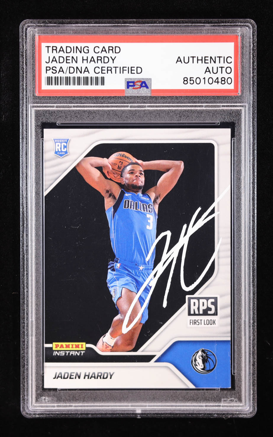 Jaden Hardy Signed Panini Instant RPS First Look #RPS32 RC (PSA) at PristineAuction.com Jaden Hardy Signed Panini Instant RPS First Look #RPS32 RC (PSA) at PristineAuction.com