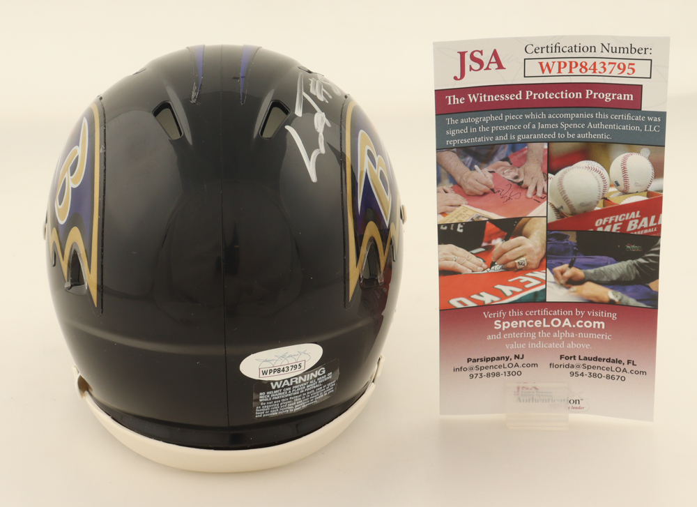 Lamar Jackson Signed Ravens Speed Mini Helmet (JSA) at PristineAuction.com Lamar Jackson Signed Ravens Speed Mini Helmet (JSA) at PristineAuction.com