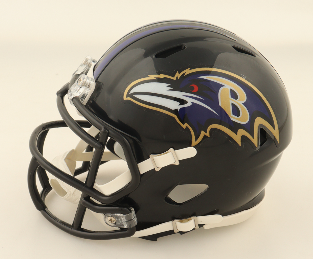 Lamar Jackson Signed Ravens Speed Mini Helmet (JSA) at PristineAuction.com Lamar Jackson Signed Ravens Speed Mini Helmet (JSA) at PristineAuction.com